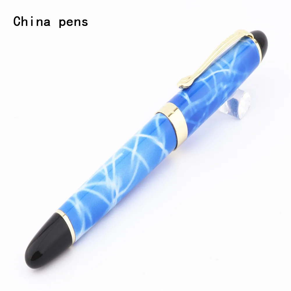 Jinhao X450 голубого неба и белых облаков Бизнес офиса со средним наконечником перьевая ручка