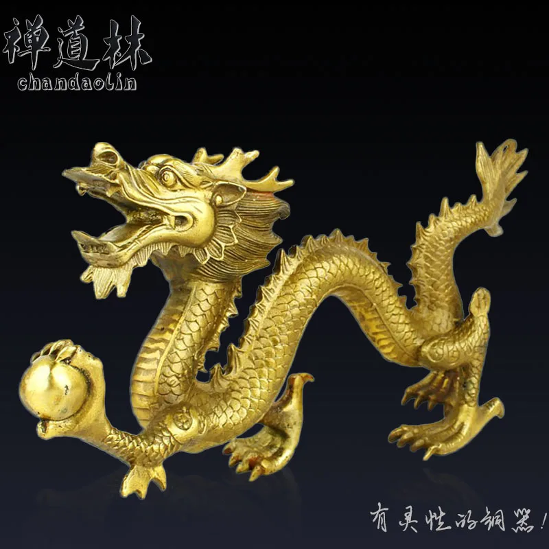 

dragon feng shui ornaments Home Furnishing study defends the town house decor office anti villain copper Dragon sroom Art