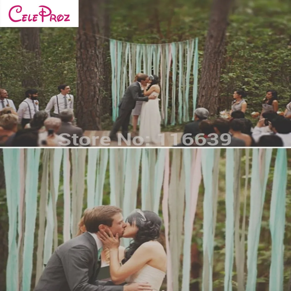 1 м * 2 Свадебная вечеринка лента занавеска фон баннер стенд фон-сделай