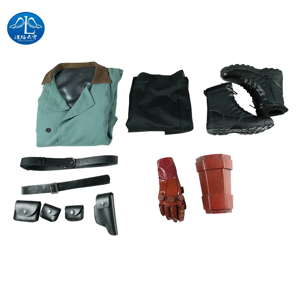 

MANLUYUNXIAO Hellboy Movie with Men's Party Adult Clothing Sets Accessories Cosplay Costumes Halloween