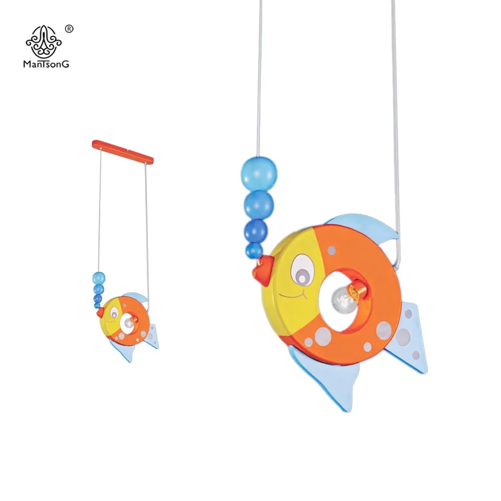 Cartoon Fish Pendant Lights Children Bedroom Creative Personality Decorative Home Decor Modern Suspension Hanging Lamp | Освещение