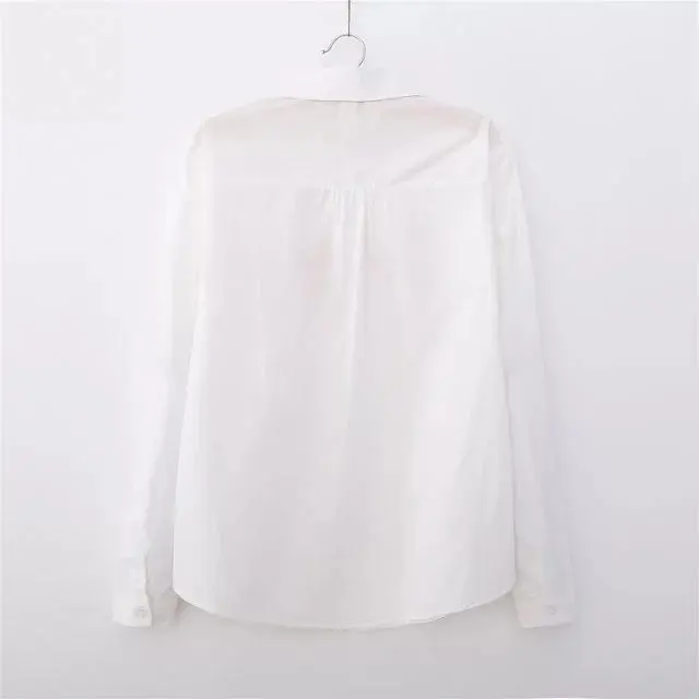 Новый Осень-весна Женская Reed печатных рубашки блузка специальный мультфильм Fit