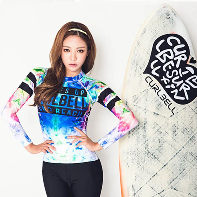 Женский купальный костюм танкини из 3 предметов с высокой горловиной комплект