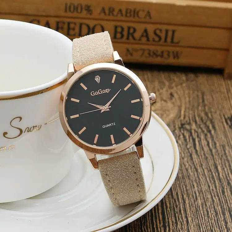 

Hot Sales Gogoey brand leather watches women ladies Dress Quartz Wrist Watch Relogio Feminino go133