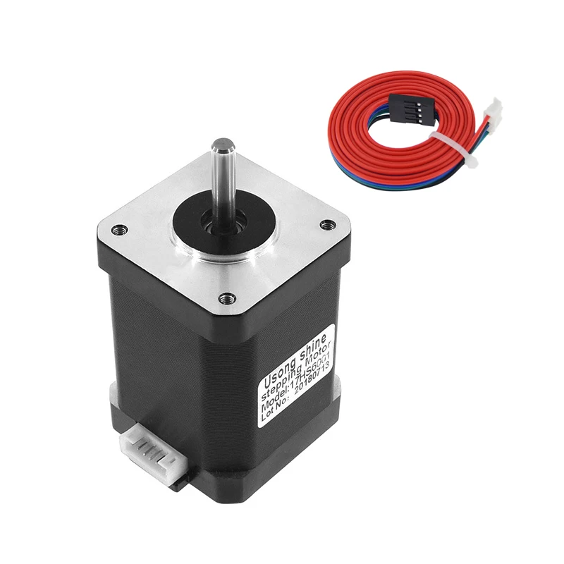 1 шт. 17Hs6001S 4 свинец Nema17 42 60 мм 1.2A шаговый двигатель с м Кабель для программирования