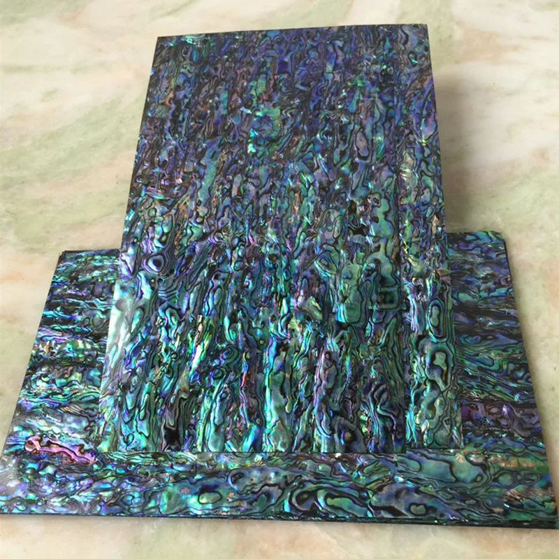 Новая Зеландия panua abalone shell ламинат лист с черной спинкой для деревянной инкрустации и домашнего ремесла украшения материал толщина 0,2 мм