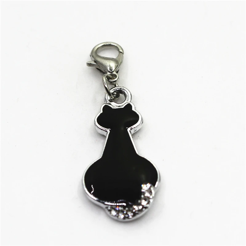 Новое поступление 10 шт. с кристаллами черным котом для самостоятельного