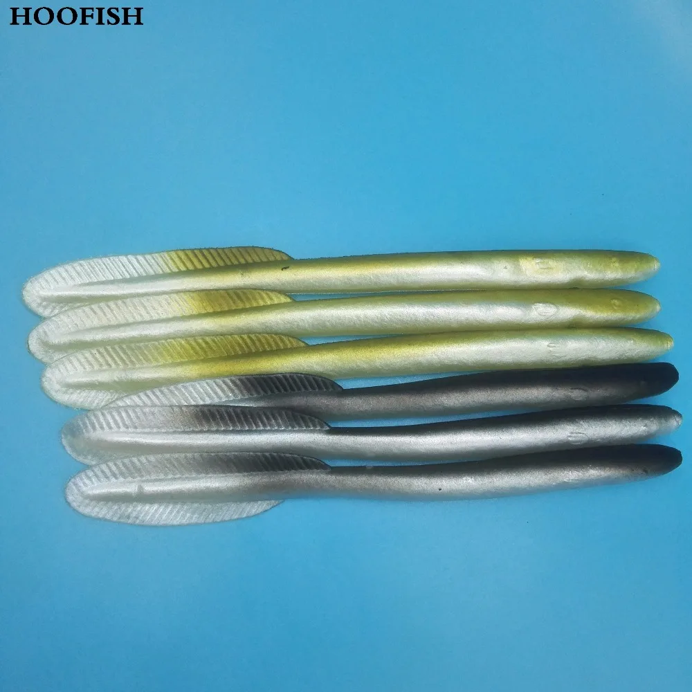 HOOFISH 6 шт./лот Bionic угрь Мягкая приманка 9 5 г/16 см искусственная мягкие приманки