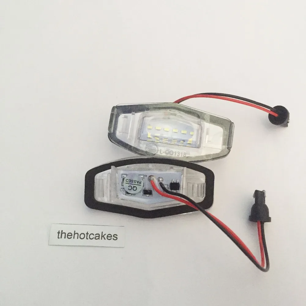 Thehotcake 2 шт. Canbus без ошибок белый 18SMD светодиодный номерной знак для Honda Accord Civic City