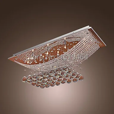 

Free Shipping Chandelier Modern Luxury Crystal Bulb Included 8 Lights 110-240