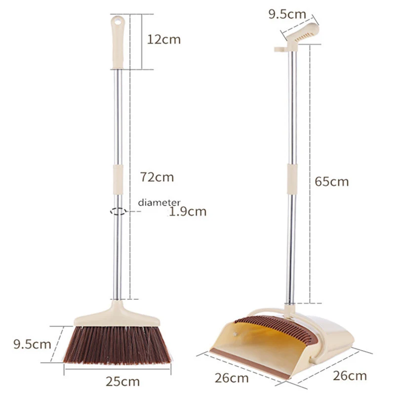 2 шт./компл. Многофункциональная Пластиковая Пыльник мягкая щетина метла Бытовая