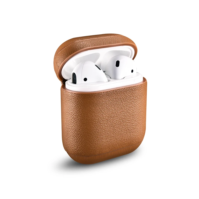 Чехол для наушников Apple Airpods натуральная кожа чехол аксессуары защитный