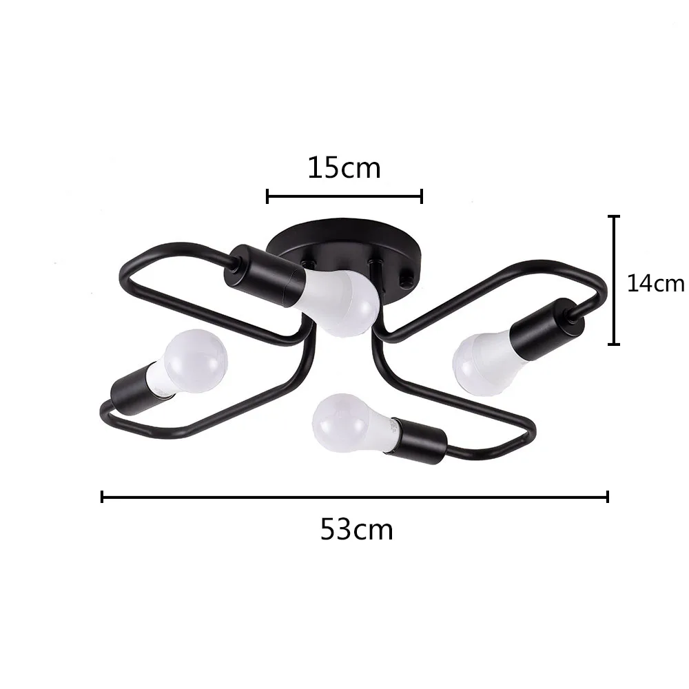 Креативная светодиодный ная люстра декоративный потолочный светильник для