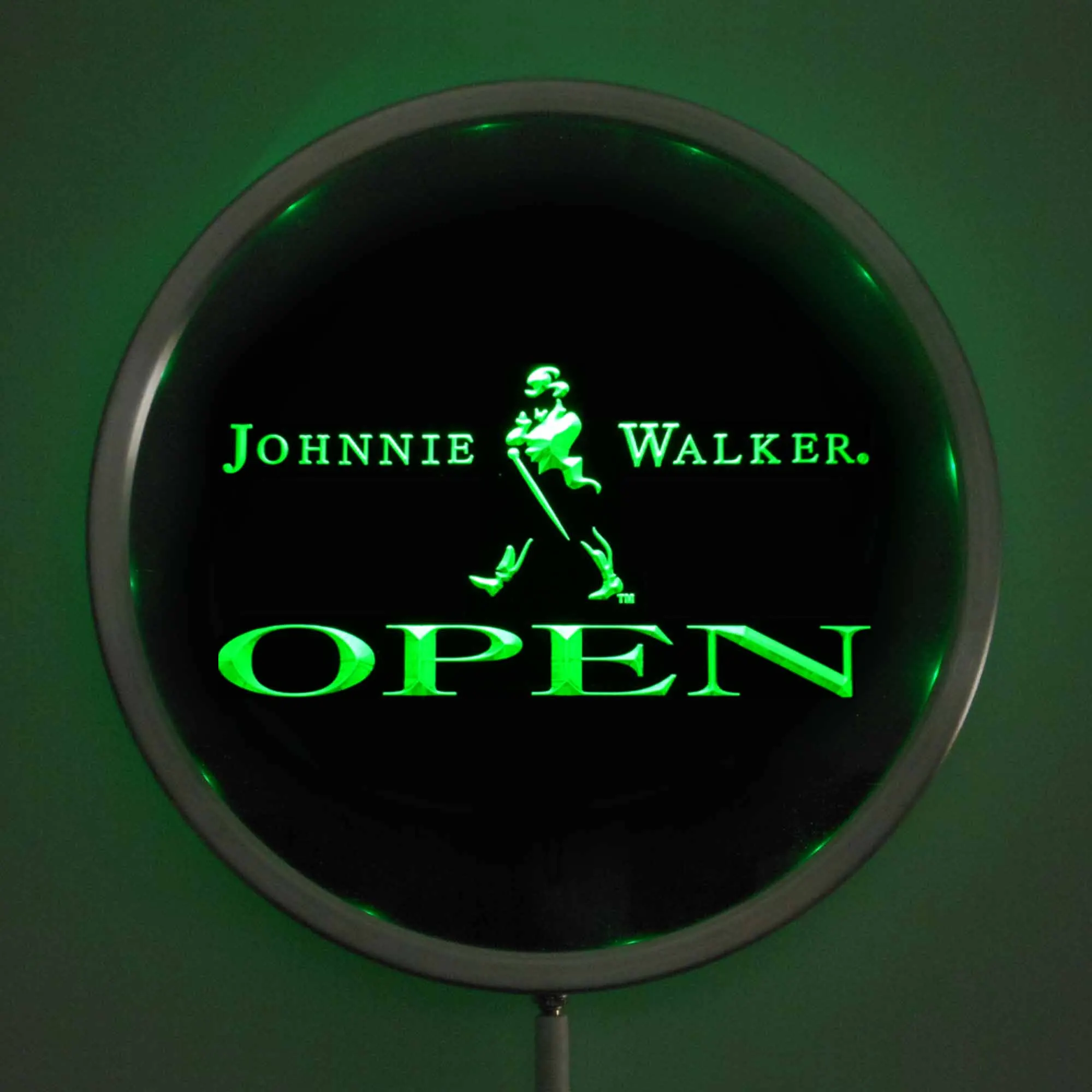 Светодиодные неоновые круглые вывески rs 0042 Johnnie Walker 25 см/10 дюймов вывеска RGB для