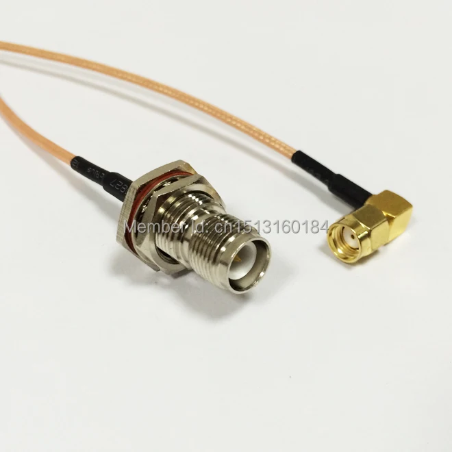 Новый коаксиальный кабель с модемом штепсельная вилка прямым углом к RP SMA гнезду