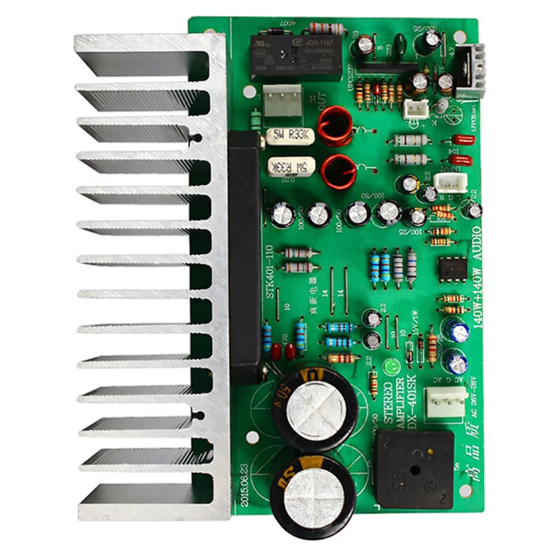 AABB-Stk401 Audio Amplifier Board Hifi 2.0 Channel 140W2 Power Ac24-28V Home Beyond 7294/3888 T0342 |