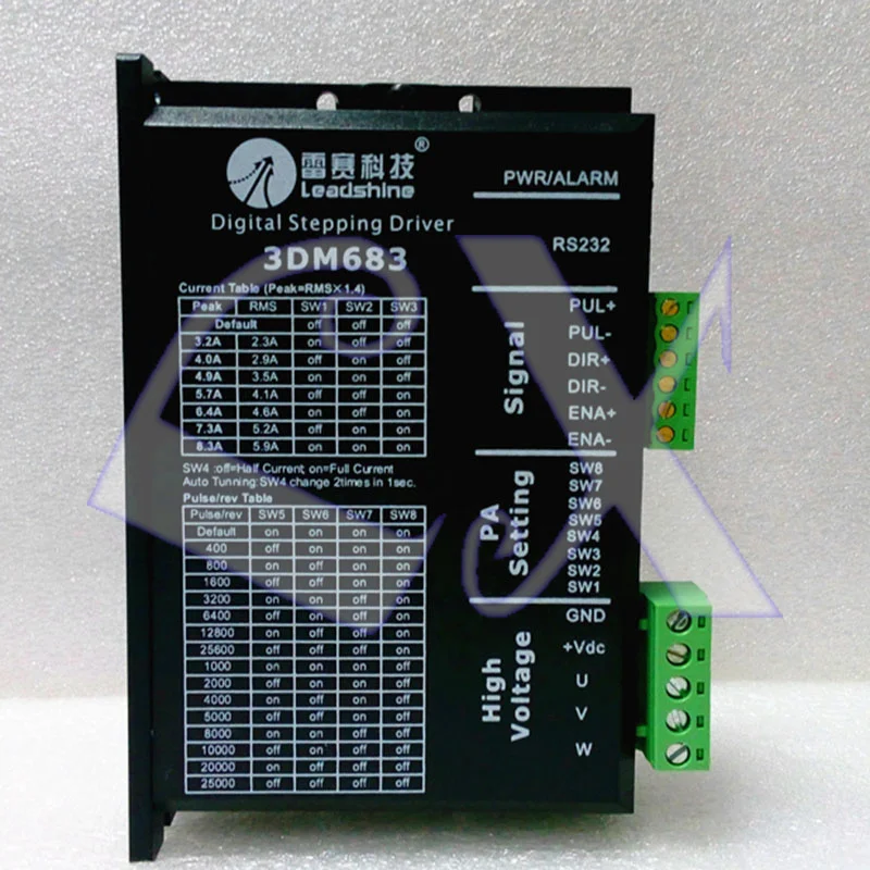 Оригинальный трехфазный Драйвер шагового двигателя Leadshine 3DM683 постоянный ток 24 60