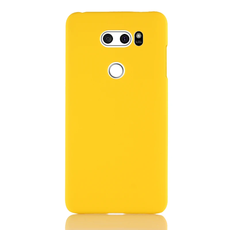 Чехол для телефона чехол LG V30 тонкий 360 матовый жесткий пластик PC карамельный цвет
