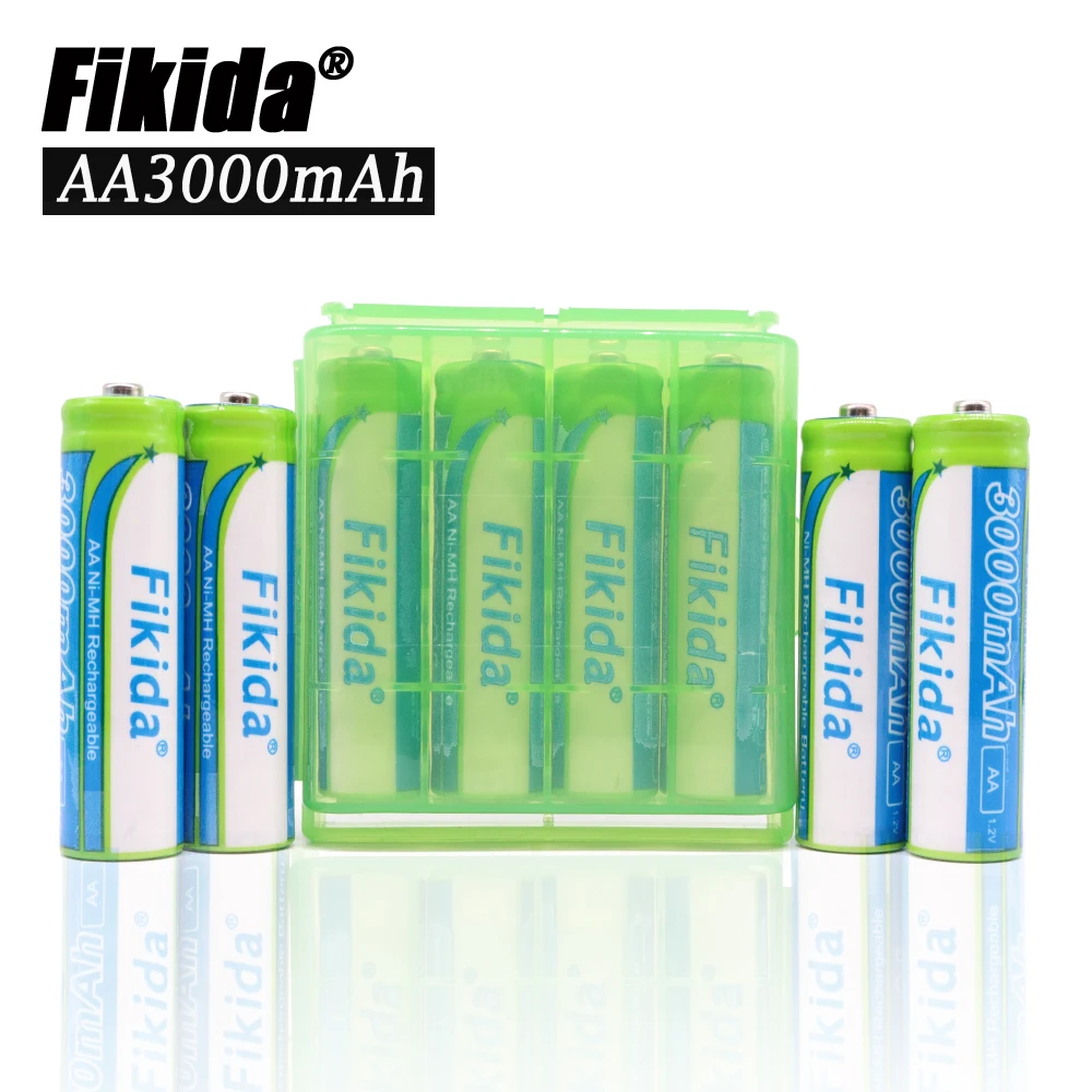 1 2 V Высокая емкость Ni-MH AA 3000mAh перезаряжаемая батарея 2A дистанционный фонарик