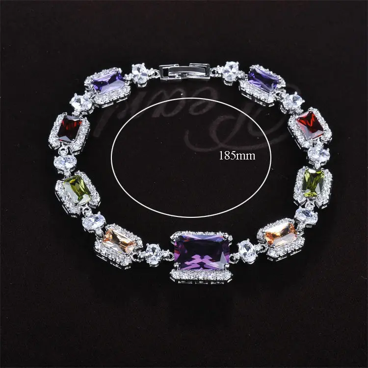 Free Shipping Fashion Bracelets for Women Gold/Silver Plated Element Austrian Crystal Bracelet Wedding Engagement Jewelry S0246 | Украшения