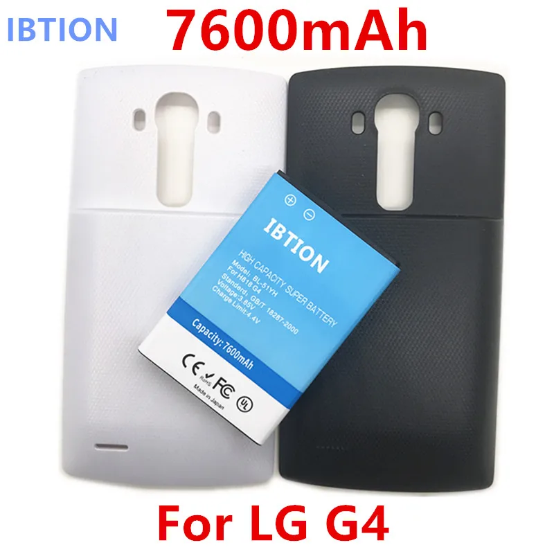 7600 мАч BL-51YF BL51YF BL 51YF батарея для LG G4 H818 H819 Расширенная батарея+ задняя крышка чехол