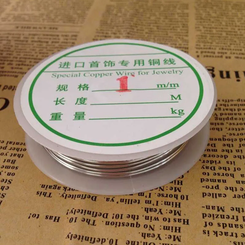 Медная проволока с бусинами сделай сам ювелирный браслет аксессуары для