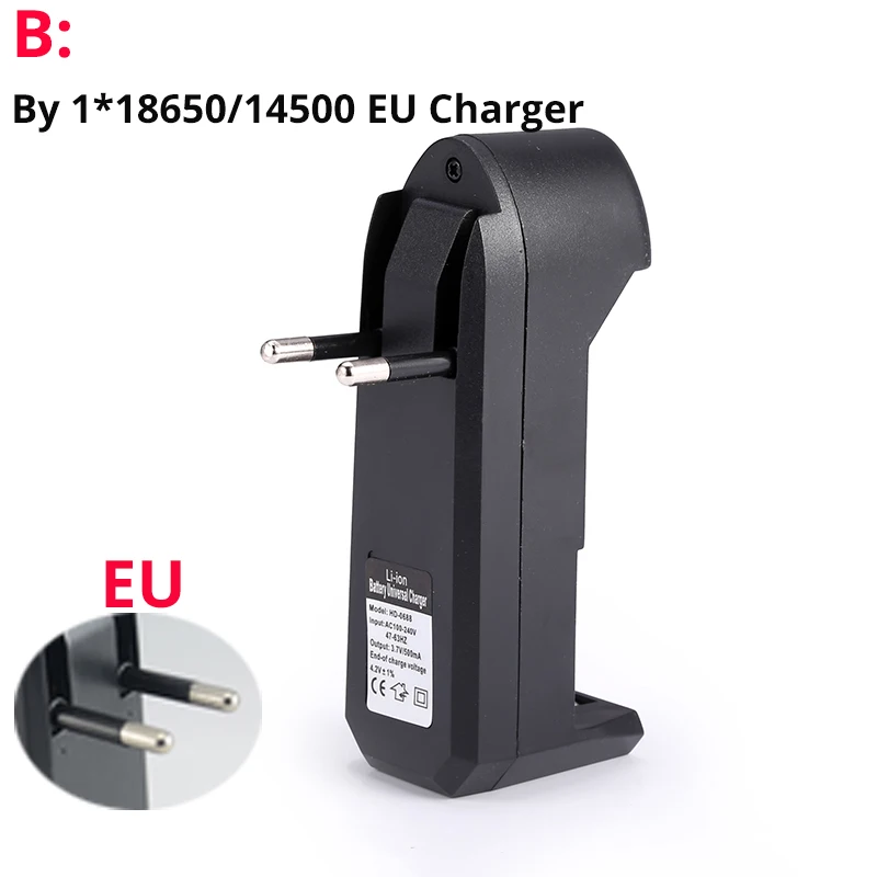 EU/US/UK AU разъем 18650 Батарея Зарядное устройство для 3,7 в 18650 18500 26650 14500 Перезаряжаемые Батарея Многофункциональный Портативный зарядки