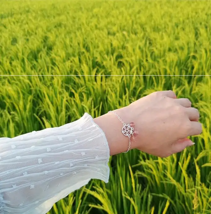 

LUKENI New Fashion Girl 925 Sterling Silver Anklets Jewelry Lovers Latest Women Strawberry Crystal Bracelets Accessories Lady