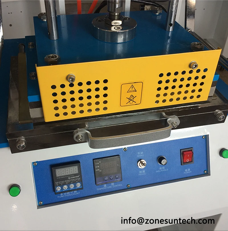ZONESUN ZY-819C пневматический кожаный бумажный логотип горячего тиснения фольгой биговки машина для тиснения тепла пресс машина пробивной пресс