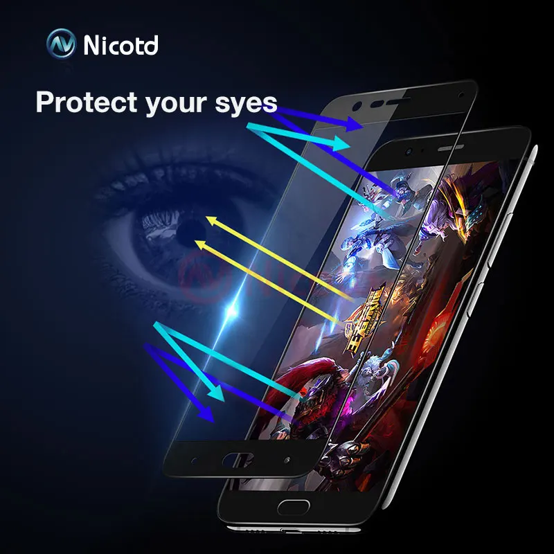 Закаленное стекло Nicotd с полным покрытием для Xiaomi Redmi Note 5 Pro xiomi 5A Plus 4A 4X note 4 защита