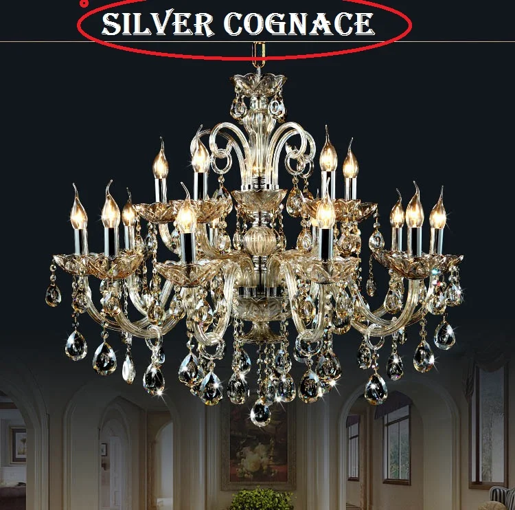 Бесплатная доставка 15 Arms хрустальная люстра светильник Роскошная Современная