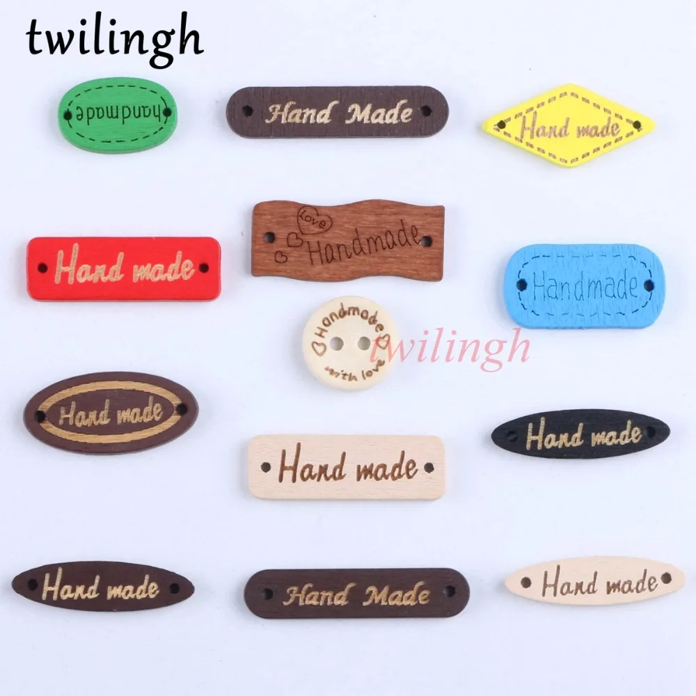 50 шт. деревянные пуговицы с двумя отверстиями|sewing buttons|buttons sewingwood sewing buttons |