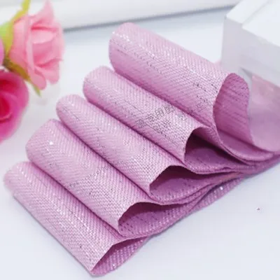 Light purple Для детей возрастом от 1 до "1,5" 25 38 мм цвета: золотистый, серебристый линия Сатиновые ленты из полиэстера вручную изготовленная лента DIY брошью-цветком; бант для волос аксессуары 50 ярдов - Цвет: Light purple
