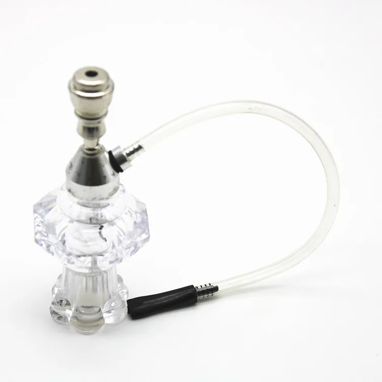 1 шт. горячая распродажа модная прозрачная стеклянная бутылка стиль кальян chicha