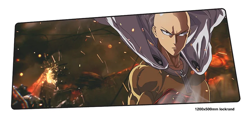 ONE PUNCH MAN коврик для мыши геймер Лидер продаж 120x50 см ноутбук с алюминиевым корпусом