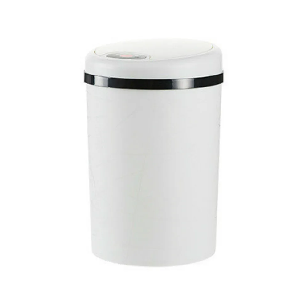 white H34.7CM Автоматический зондирующий мусорный бак для дома, гостиной, спальни, умный электрический мусорный бак, кухонный Туалет LM518936py - Цвет: white H34.7CM