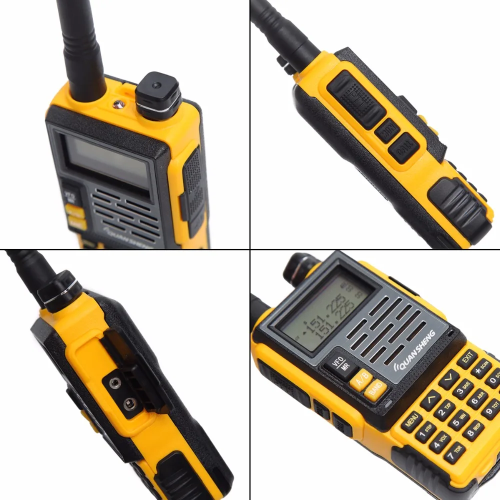 Портативная рация Quansheng Двухдиапазонная UHF VHF DTMF FM HF трансивер Диапазон действия 10