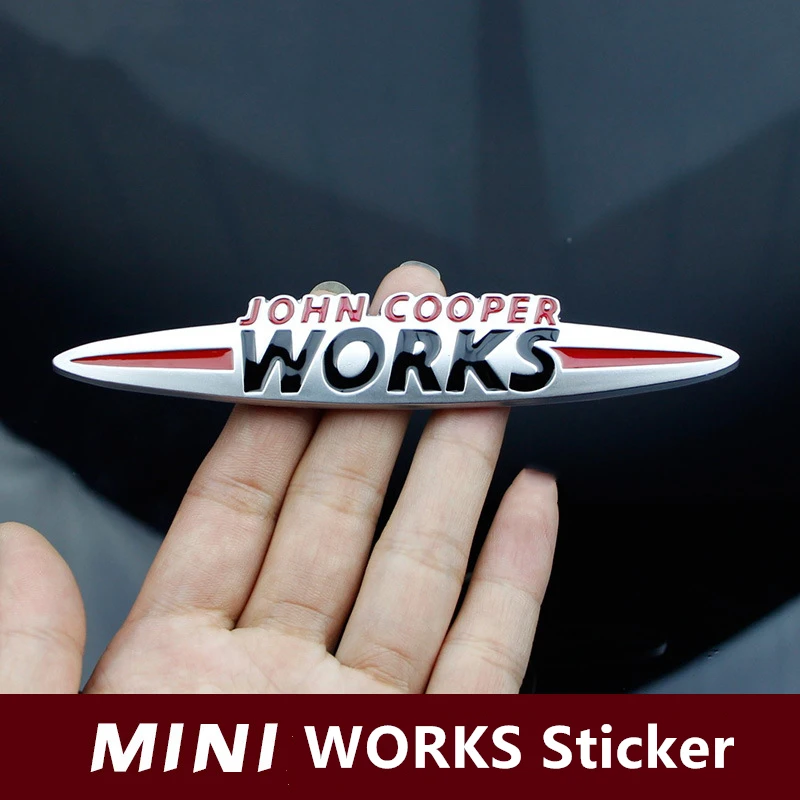 Мини-наклейка JCW John WORKS наклейка для MINI Cooper One Countryman R50 R52 F55 F56 R55 R56 R60 F60