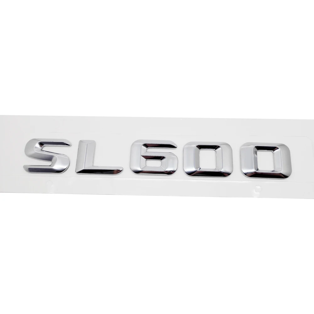 

For Mercedes Benz SL500 Sl550 SL600 R107 R129 R230 R231 Trunk Rear Lid Emblem Badge Alphabet Letter Decal Car Styling