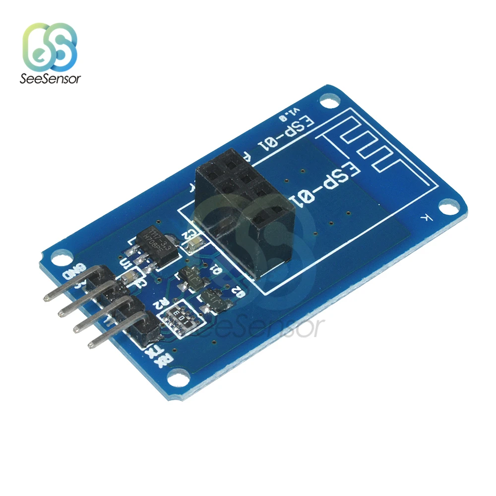 ESP8266 Φ ESP01 модуль беспроводного адаптера с последовательным Wi-Fi 3 В 5 совместимая