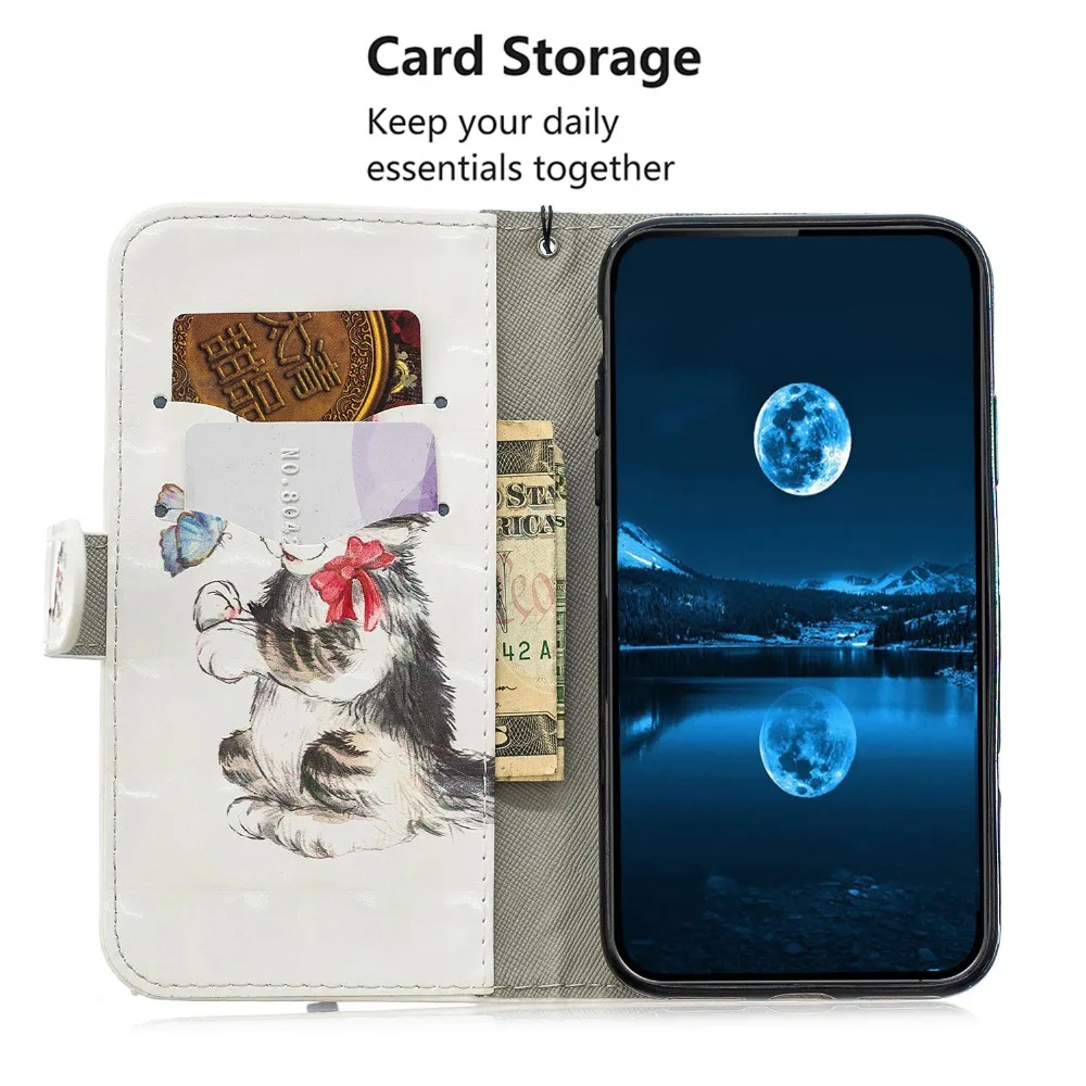 Leather Flip For Samsung Galaxy S8 plus S9 Case Luxury Wallet Stand Cover for Fundas J730 J530 J330 J510 J8 2018 |