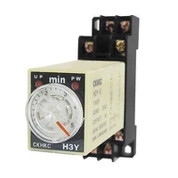h3y 2 0 5 minutes 5min dpdt 8 pins power on time delay relay with socket ac220vac110vdc24vdc12v timer