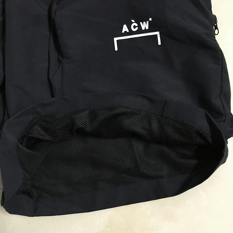 ACW A COLD WALL шорты 19SS летняя уличная темно синяя на молнии с большим карманом хлопок
