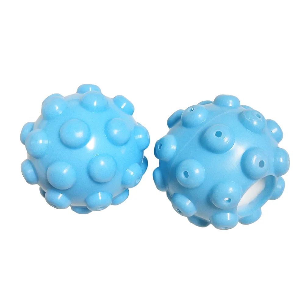 Blue 2pcs 2 шт. средство для удаления морщин высвобождение сушильщика мяч для размягчения и очистки ткани мяч для стиральной машины полезные бытовые гаджеты для стирки - Цвет: Blue 2pcs