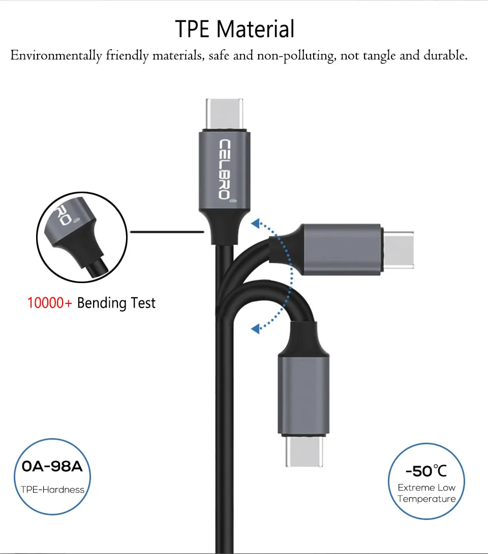 Светодиодный кабель Micro Usb type-C с дисплеем для быстрой зарядки Quick Charge 3,0 Usbc Microusb для Xiaomi Mi9 Redmi Note 7 6 Pro зарядное устройство для телефона