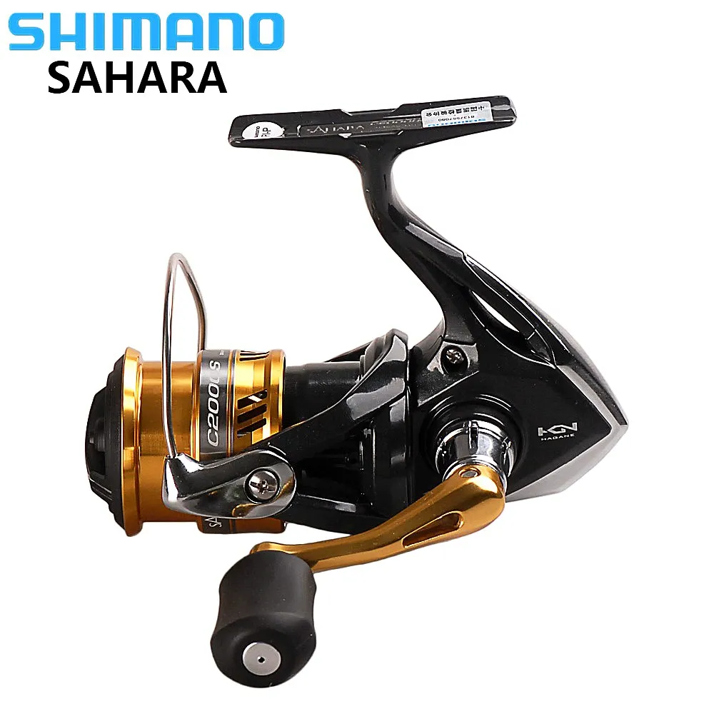 Оригинальный SHIMANO SAHARA Рыболовная Катушка для Спининга C2000HGS/2500HGS/C3000/C3000HG Hagane