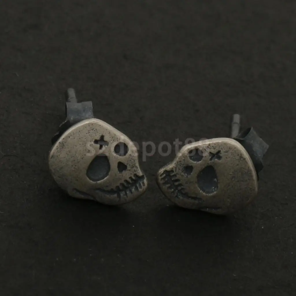 Серьги гвоздики в виде черепа|fashion stud earrings|stud earringsearrings fashion |