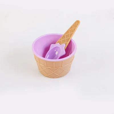Purple 1 Набор, миска для мороженого, ложка, прозрачная/пушистая коробка для слизи, популярные игрушки для детей, игрушки для детей, амулеты, глина Lizun, Набор для творчества, аксессуары - Цвет: Purple