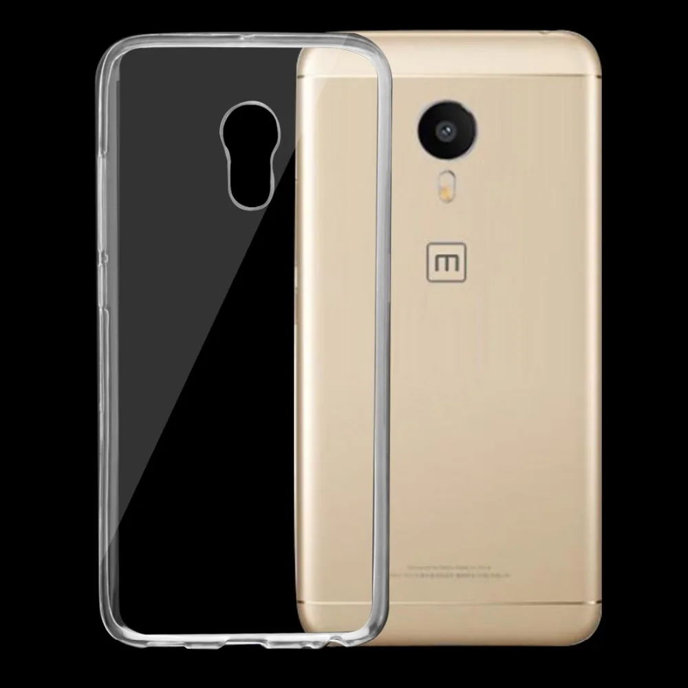 Ультратонкий прозрачный защитный чехол из ТПУ для Meizu PRO 6 / Meilan 3 Note телефона 0 75 мм |