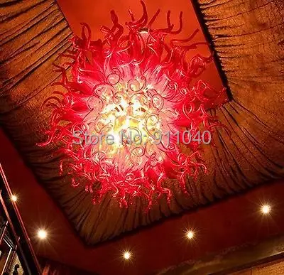 

Free Shipping Contemporary Round Red Glass Decorative Party Lights
